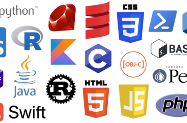 logos of different programming languages